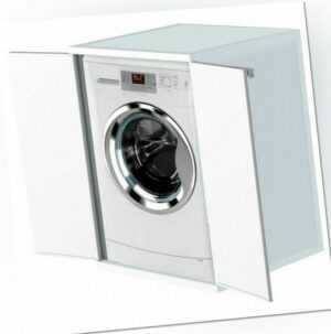 Waschmaschinenschrank Trocknerschrank Kunststoffschrank Haushaltsschrank Weiß