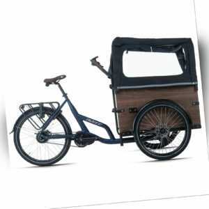Adore Cargo E-Bike Urban Mid Plus blau 250W 36V 17,5 Ah Riemenantrieb 254E
