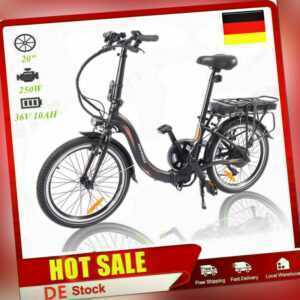 20" Elektrofahrrad 20 Zoll eBike 250W E-Bike Mountainbike Folding Bike 25 km/h