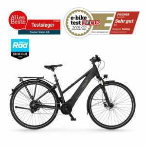 E-Bike Elektrofahrrad Fahrrad FISCHER VIATOR 6.0i 504 Wh 28 Zoll RH 44 cm Grau