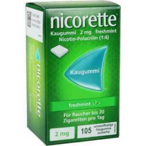 NICORETTE 2 mg freshmint Kaugummi 105 St PZN 7274812