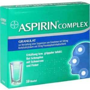 ASPIRIN COMPLEX Btl.m.Gran.z.Herst.e.Susp.z.Einn. 10 St PZN 3227112
