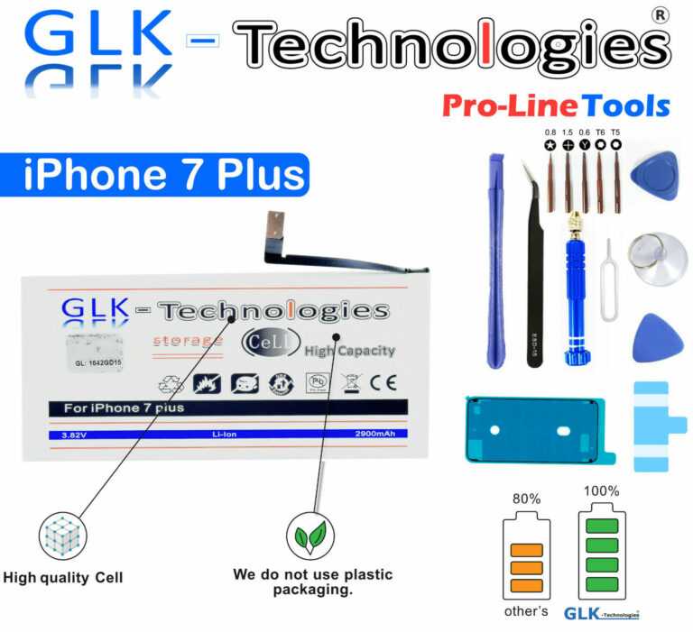 GLK -  Akku für Apple iPhone 7 Plus A1784 A1661 A1785 Accu Batterie NEU 2022 PRO