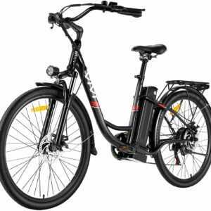26Zoll 250W E-Bike Fahrrad Elektrofahrrad,City Mountainbike 8Ah 7.0 Gänge Well