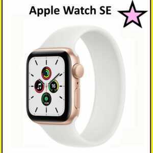 Apple Watch SE GPS 44mm Gold Aluminium Starlight Sportband Händler OVP NEU ❤️22