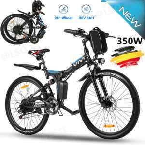Elektrofahrrad E-Bike 26"Klapprad E Mountain bike,Pedelec 350W 7/21-Gänge,NEU