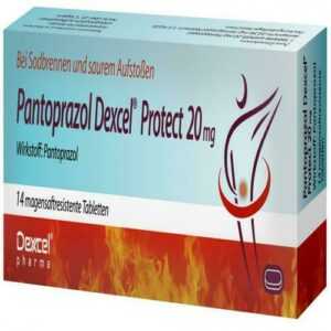 PANTOPRAZOL Dexcel Protect 20 mg magensaftres.Tab. 14 St PZN 3037110