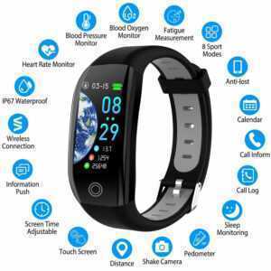 Samsung Huawei Schlaftracker Smartwatch Armbanduhr Fitness Tracker Damen Herren