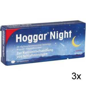 3x HOGGAR Night Tabletten 20 St PZN: 4402066