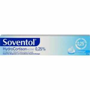 SOVENTOL Hydrocortisonacetat 0,25% Creme 50 g PZN10714396