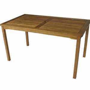 Gartentisch Holztisch Gartenmöbel Tisch Holz ST. VINCENT 80x140cm, Akazie FSC