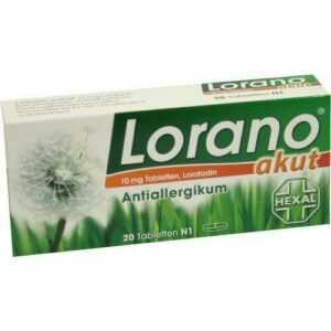 LORANO akut Tabletten 20St PZN: 7222502