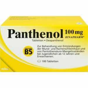PANTHENOL 100 mg Jenapharm Tabletten 100 St PZN06150835