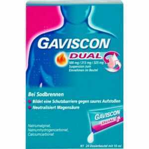 GAVISCON Dual 500mg/213mg/325mg Suspens.im Beutel 240 ml PZN04363834