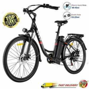 Elektrofahrrad E-Bike 26 Zoll Pedelec Fahrrad 250W/36V Motor Citybike 7/21Gang g