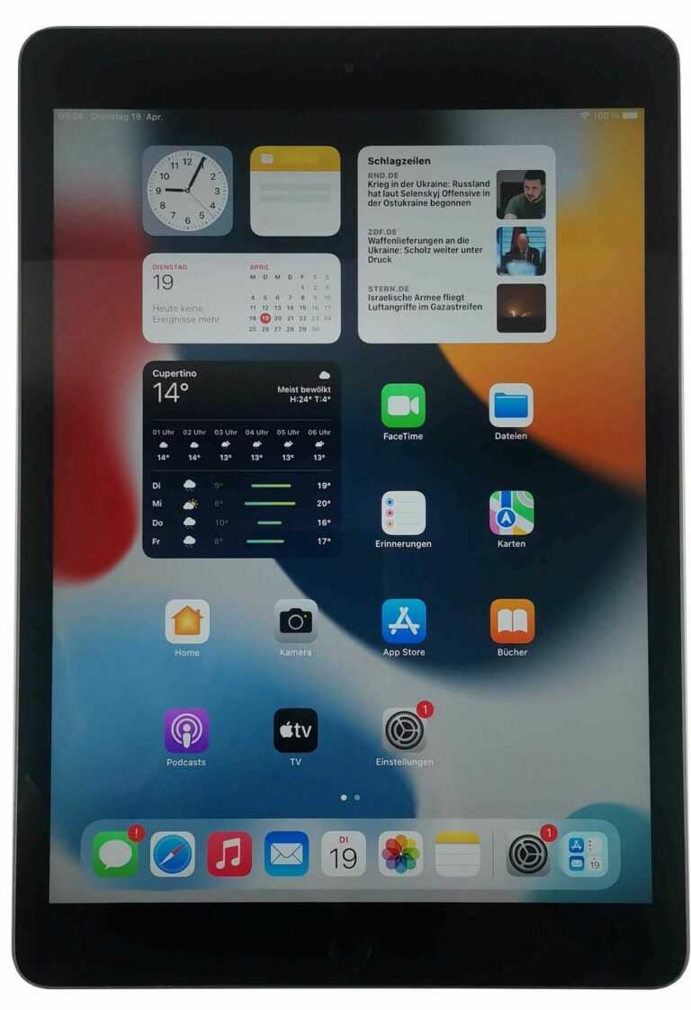 Apple iPad 7. Gen. 32GB, WLAN , 25,91 cm (10,2 Zoll) - Space Grau - 2019