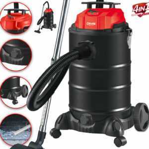 DMS® 4in1 Industriestaubsauger 1800W Nass Trocken Sauger 30L Staubsauger AZ552 N