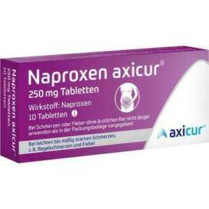 NAPROXEN axicur 250 mg Tabletten 10 St 14412114