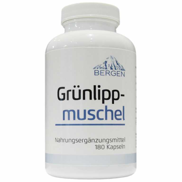 Grünlippmuschel 180 Kapseln- hoch konzentriert, Lyprinol Glykosaminoglykane.+