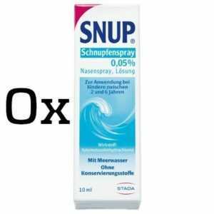10x SNUP Schnupfenspray 0,05% Nasenspray für Kinder 10 ml, PZN 04482651