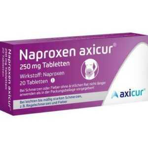 NAPROXEN axicur 250 mg Tabletten 20 St 14412120