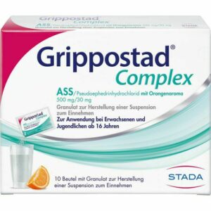 GRIPPOSTAD Complex ASS/Pseudoeph.500/30 mg Orange 10 St 16903460