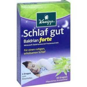 KNEIPP Schlaf gut Baldrian forte überz.Tabl. 30 St PZN 10032662