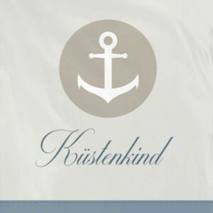 Küstenkind / Anker Decke | Tagesdecke | Wohndecke | Fleecedecke |