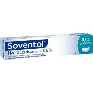 SOVENTOL Hydrocortisonacetat 0,5% Creme 30 g 10714367