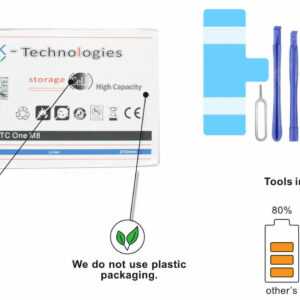 GLK  Akku für HTC One M8 One E8 Dual Sim B0P6B100 Batterie  / NEUER PREIS 2022