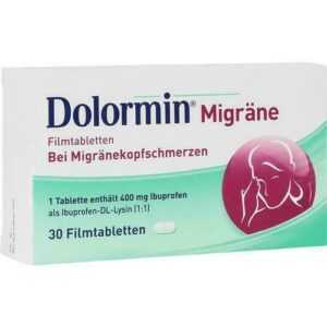 DOLORMIN Migräne Filmtabletten 30 St 01754592