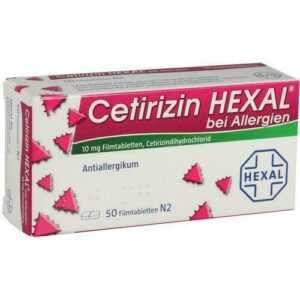 CETIRIZIN HEXAL Filmtabletten bei Allergien 50 St 01830169