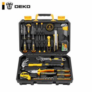 DEKO Werkzeugkoffer set 100-tlg Werkzeug-Set mit Hammer Werkzeug satz kits