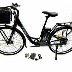 26" ZOLL DAMEN E-BIKE PEDELEC ALUMINIUM FAHRRAD MIT KORB SHIMANO 6 GANG 25 KM/H