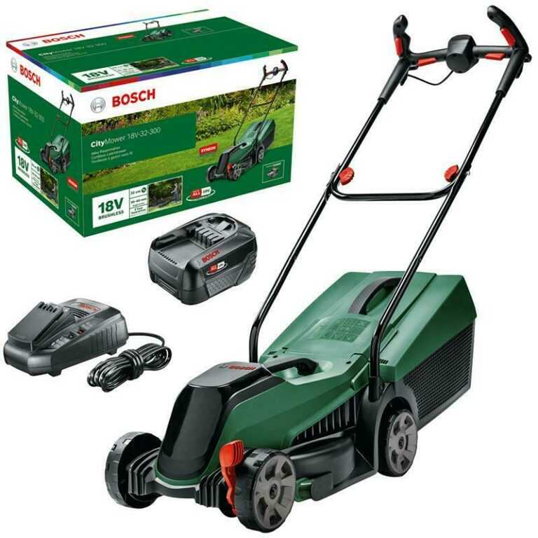 Bosch Akku-Rasenmäher CityMower 18V-32-300 inkl. 1x Akku 4,0 Ah, im Karton