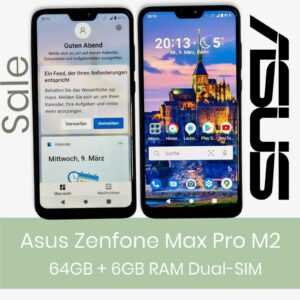 ASUS Zenfone Max Pro M2 Dual-SIM 6,3" FHD Smartphone 64GB 6GB RAM...
