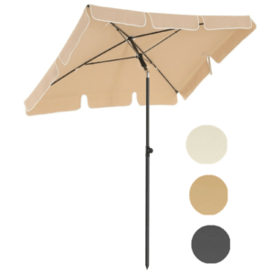 Sonnenschirm Balkonschirm Gartenschirm rechteckig UV-Schutz knickbar Marktschirm