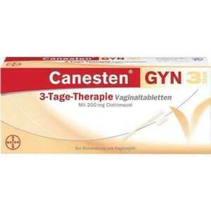 CANESTEN Gyn 3 Vaginaltabletten 3 St PZN 1540313