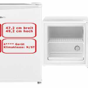 Gefrierbox Mini Gefrierschrank 31 Liter Weiß kleine Gefriertruhe Camping