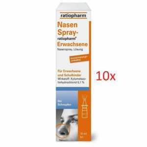 Nasenspray Ratiopharm Erwachsene 10x10 ml PZN 00999831 kronenapothekewuppertal