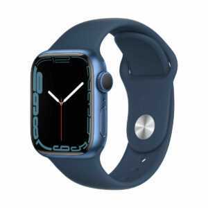 Apple Watch S7 Aluminium 41mm Blau (Sportarmband abyssblau)