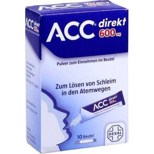 ACC direkt 600 mg Pulver zum Einnehmen im Beutel 10 St PZN 13392929