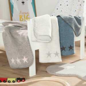 Ibena Jacquard Kinder Kuscheldecke LELU 75 x 100 cm