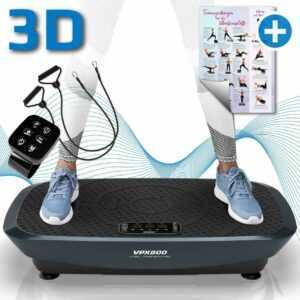 Kinetic Sports 3D Vibrationsplatte VPX800 VITAL TRAINER PRO 1000W Trainer Grau