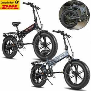 20 Zoll Mountainbike 750W Elektrofahrrad Ebike 48V Fat Bike MTB E-Bike 45KM/H