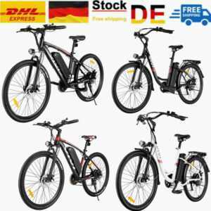 E-Bike Mountainbike 27,5 Zoll Elektrofahrrad E-Fahrrad Shimano 21 Gange 500W NEU