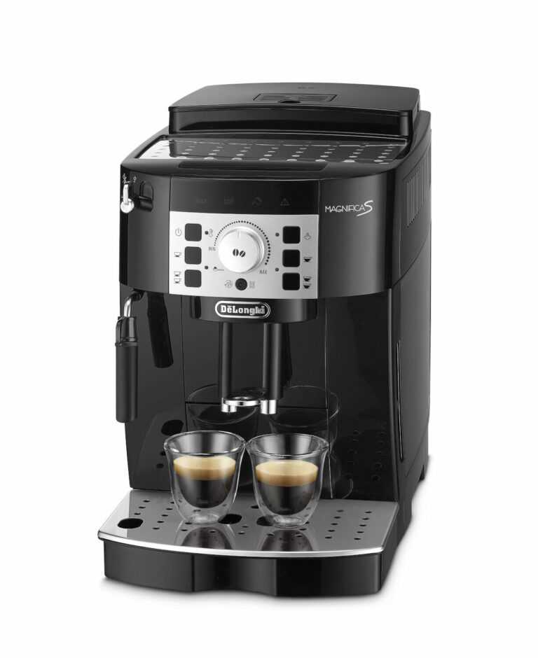 DE'LONGHI Kaffeevollautomat MAGNIFICA S ECAM 22.110.B Kegelmahlwerk schwarz