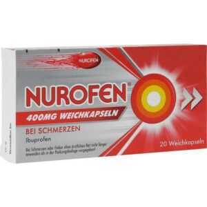 NUROFEN 400 mg Weichkapseln 20 St PZN 16225037