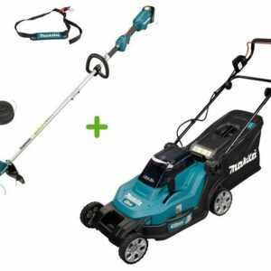 Makita 18V Garten Set DLM432Z Akku-Rasenmäher + DUR192LZ Akku-Rasentrimmer
