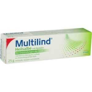MULTILIND Heilsalbe m.Nystatin u.Zinkoxid 25 g PZN 3737422